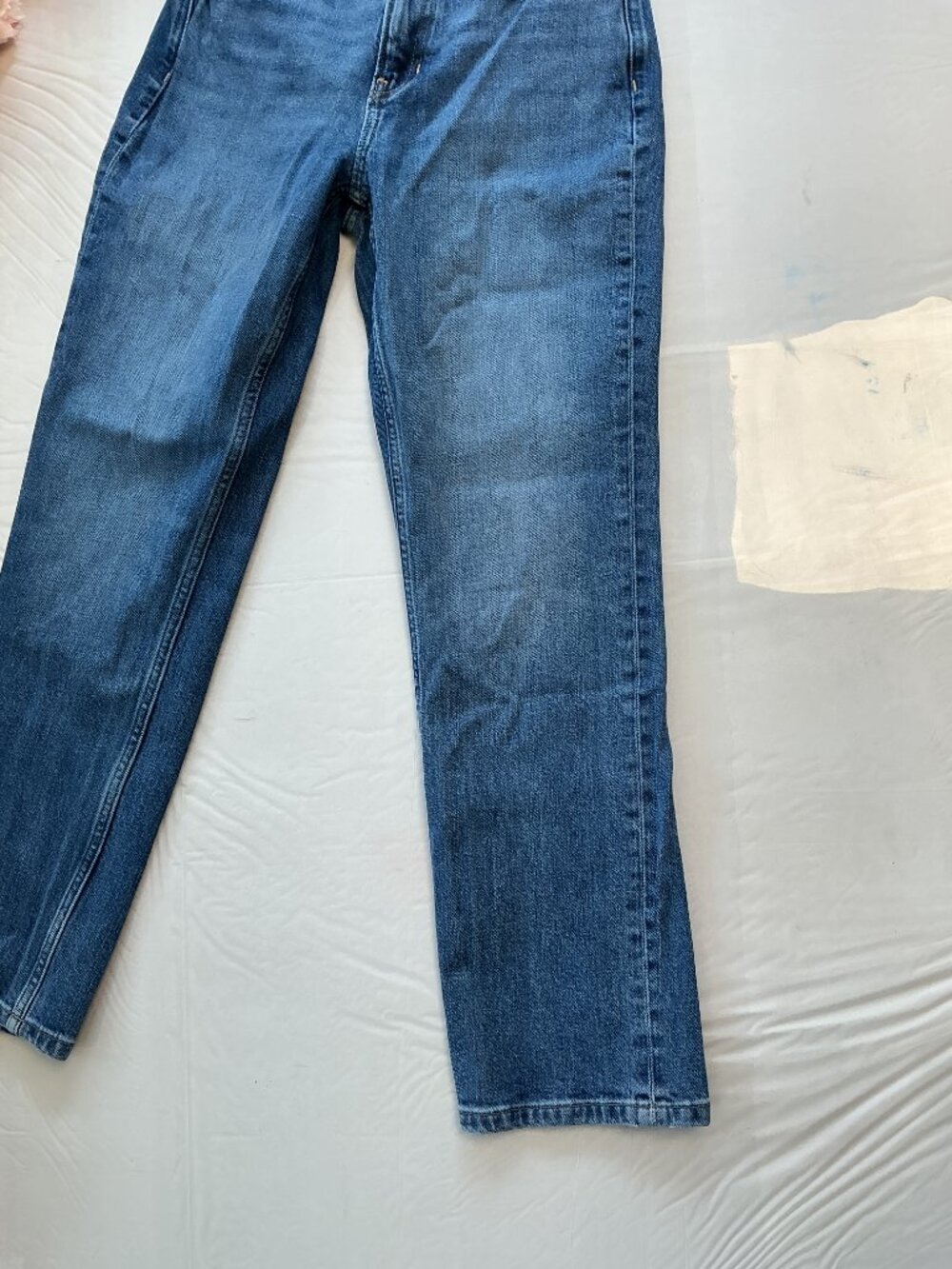 Banana Republic High-Rise Straight Jeans Size 26 Medium Wash - Picture 3 of 12
